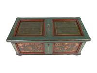 A Northern European Painted Chest — 19TH/20TH CENTURY