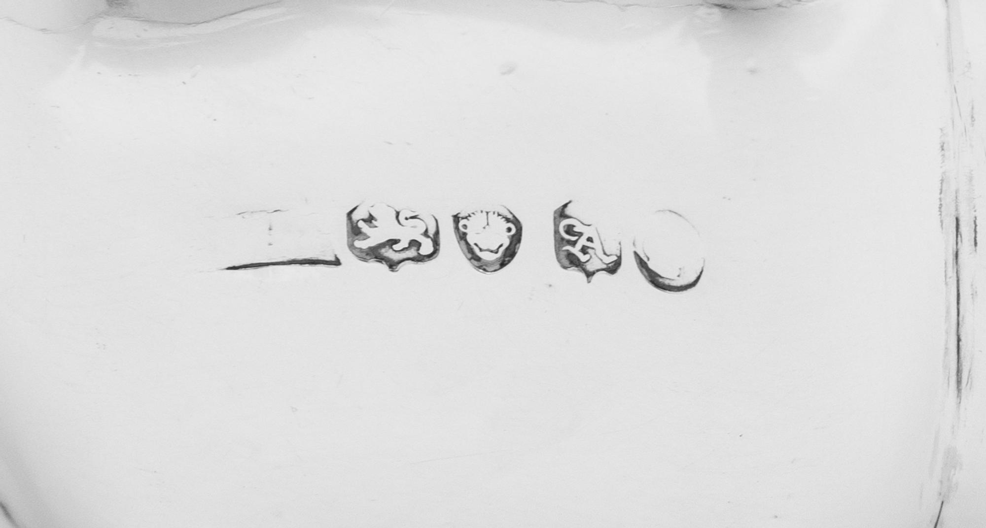 A Group of Six English Silver Table Articles