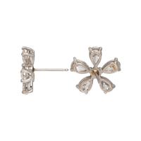 DIAMOND FLOWER EARRINGS