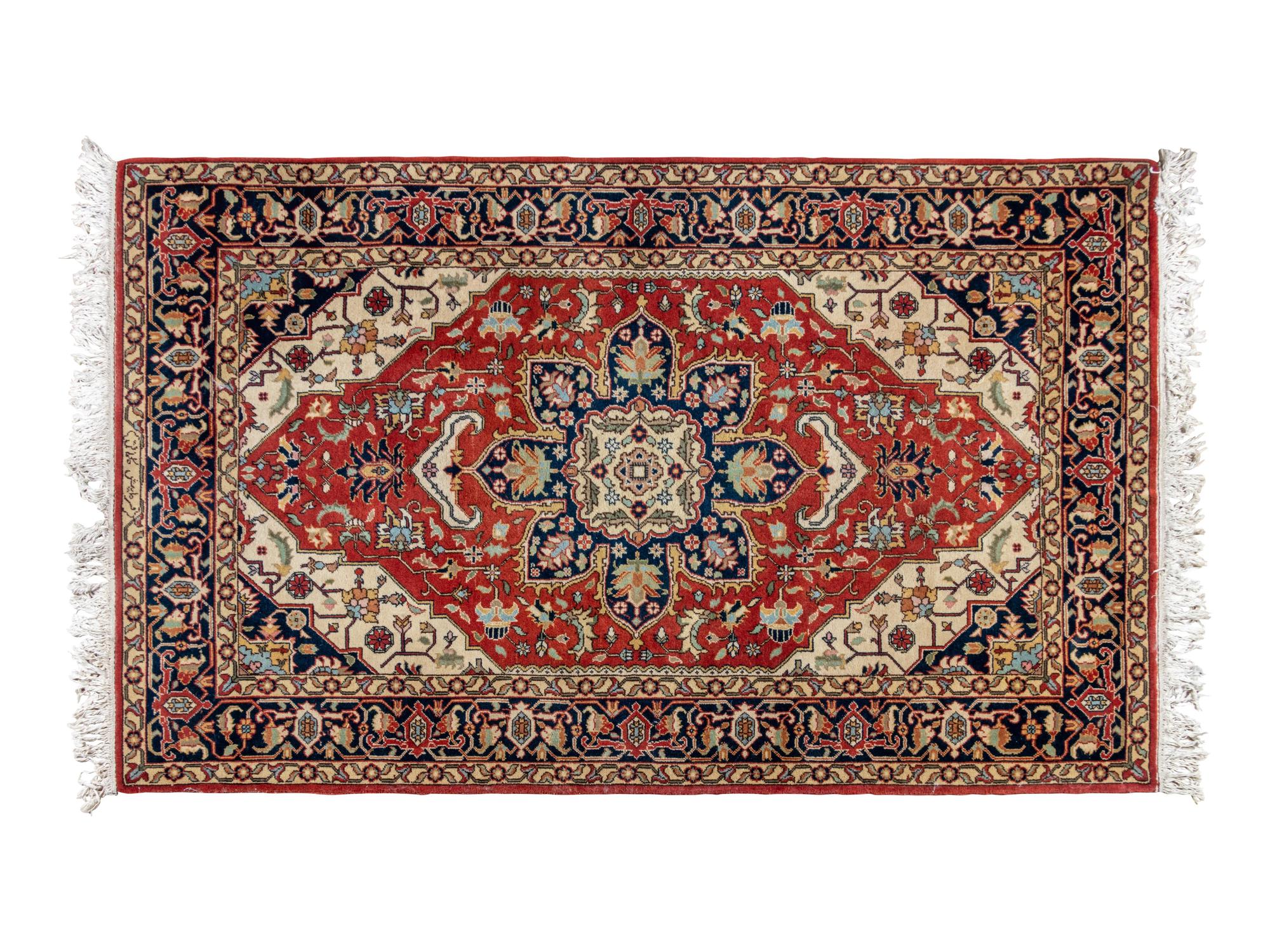 A Heriz Wool Rug