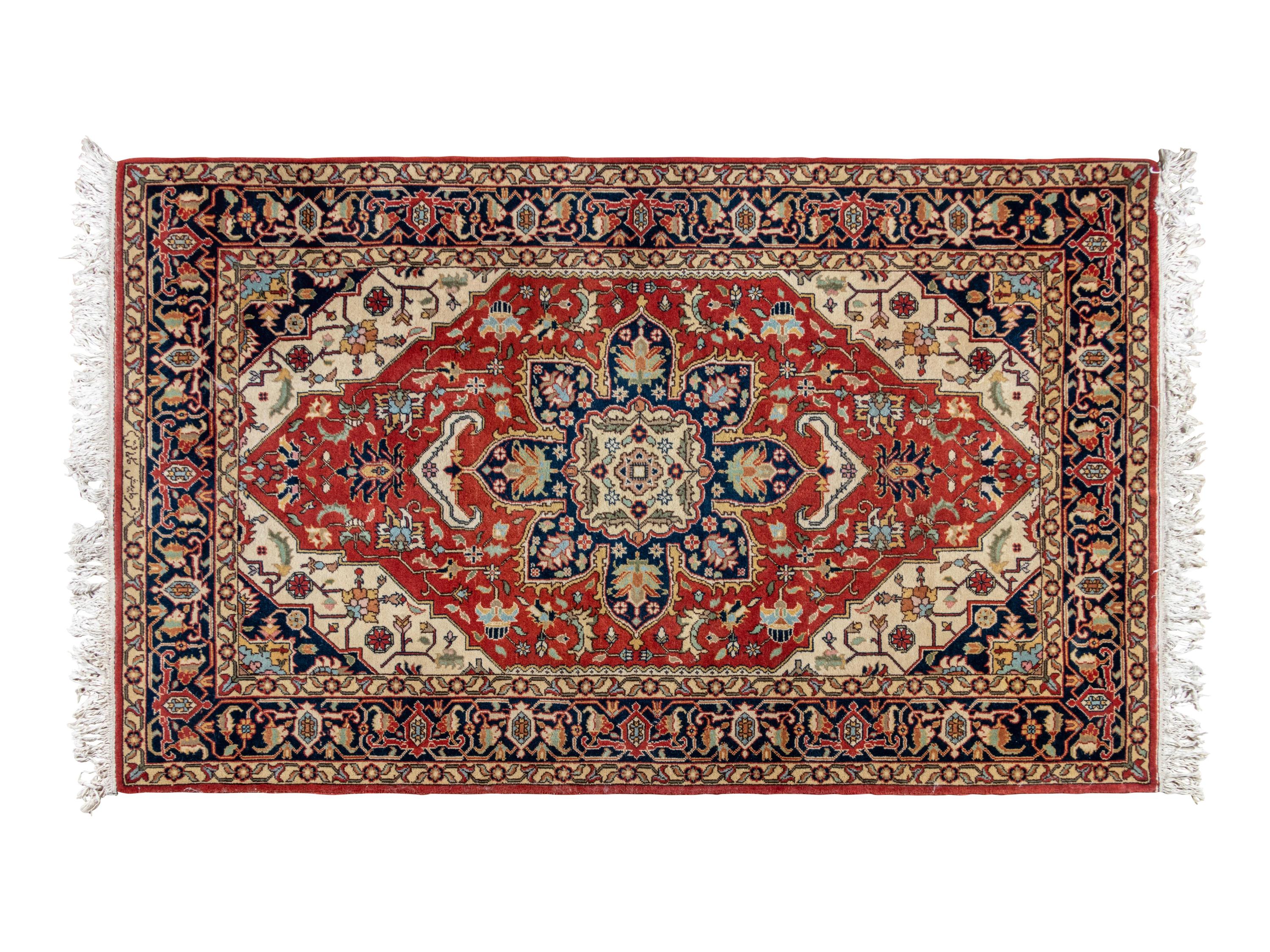 A Heriz Wool Rug
