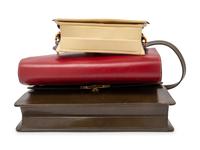 Five Karl Lagerfeld Items: Three Handbags, Two Scarves, 1980-90s