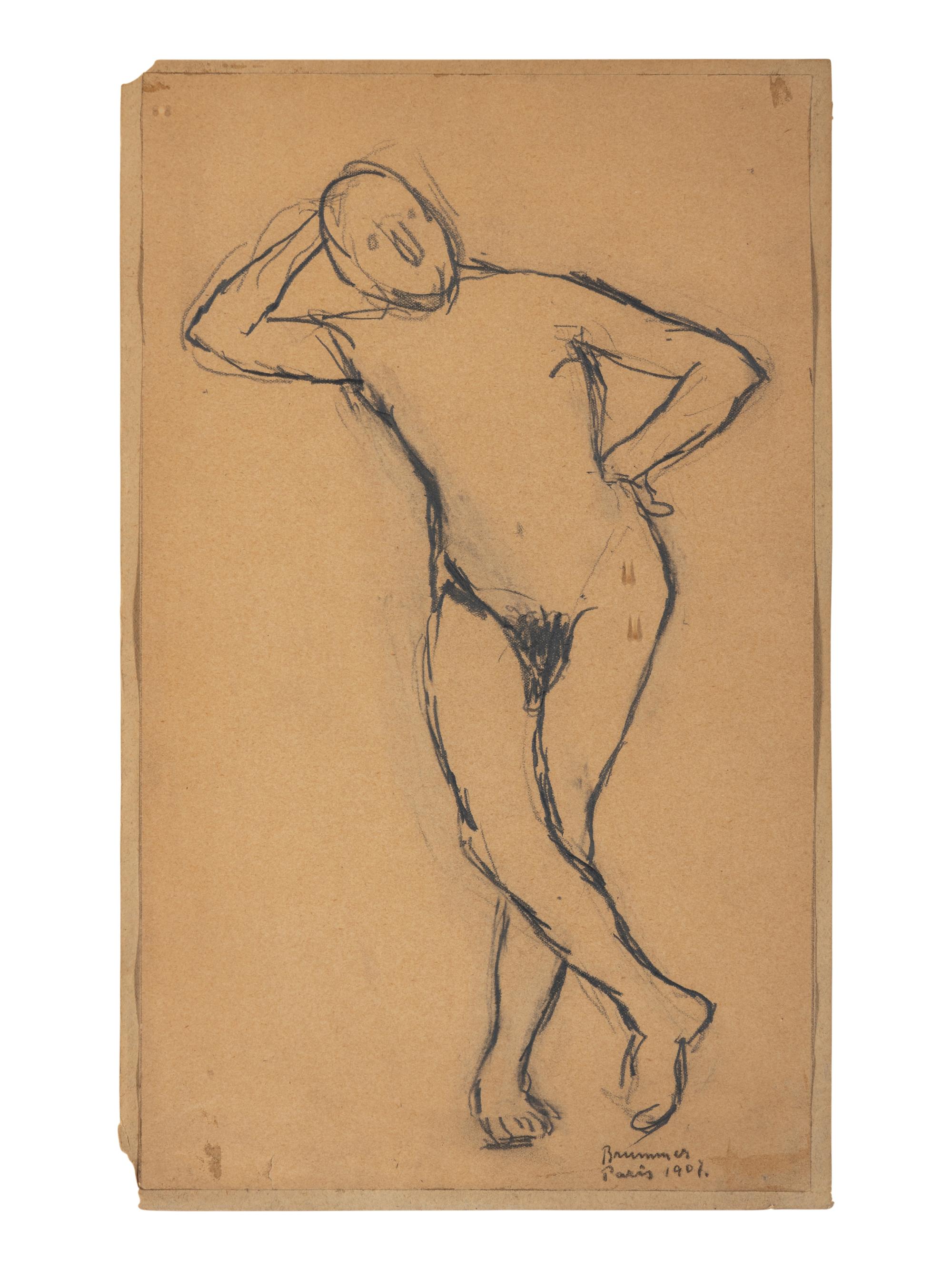 A Set of 15 Framed Figure Studies by Joseph Brummer