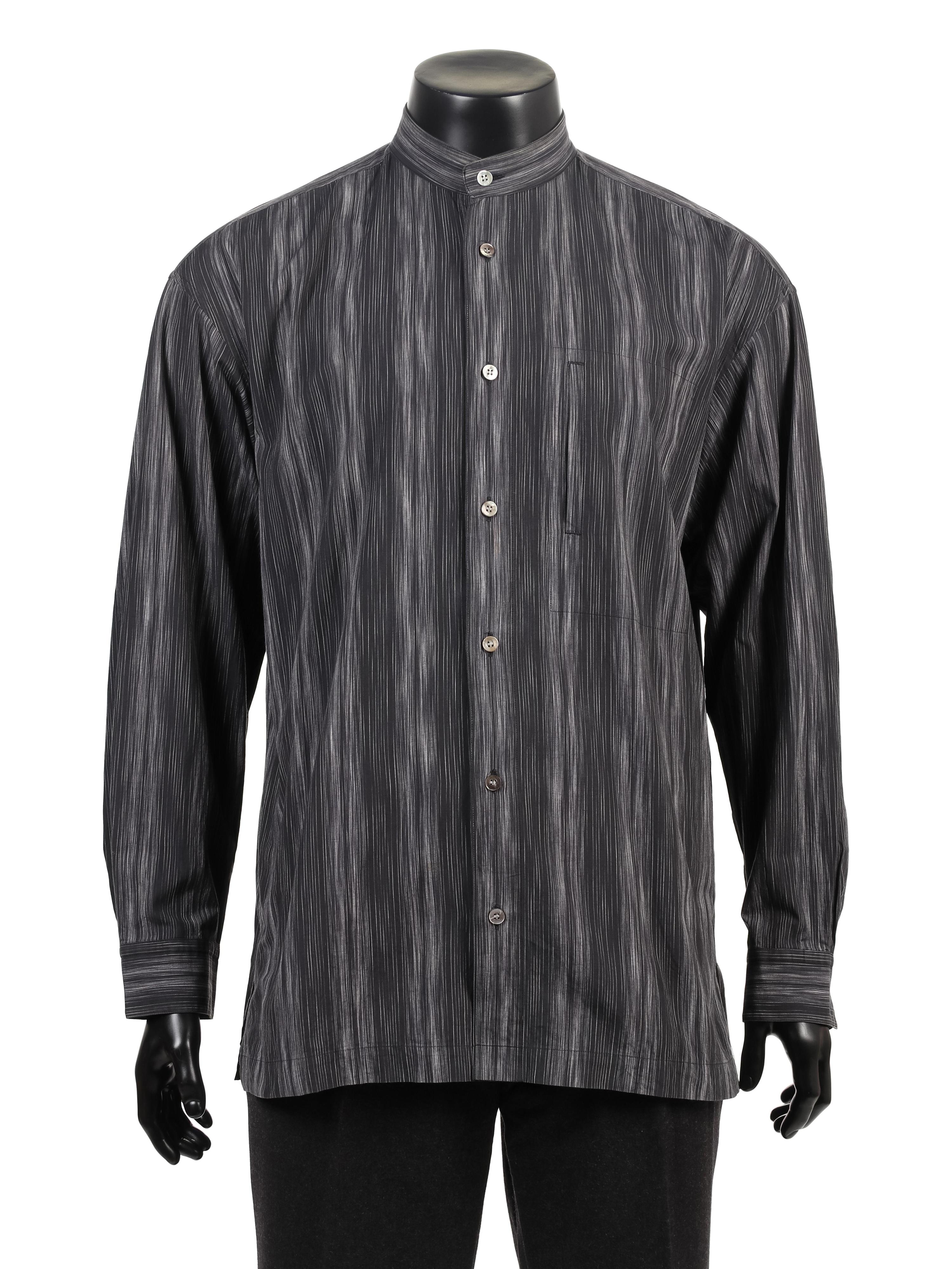 Group of Vintage Men's Designer Shirts, 1980-2000s: Turnbull & Asser, Brioni, Miyake, Missoni & Dior