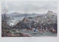 Walter Perry HODGES, after - Richard G. REEVE, engraver Image 13 x 20 inches. — Hare Hunting, Plates I-II