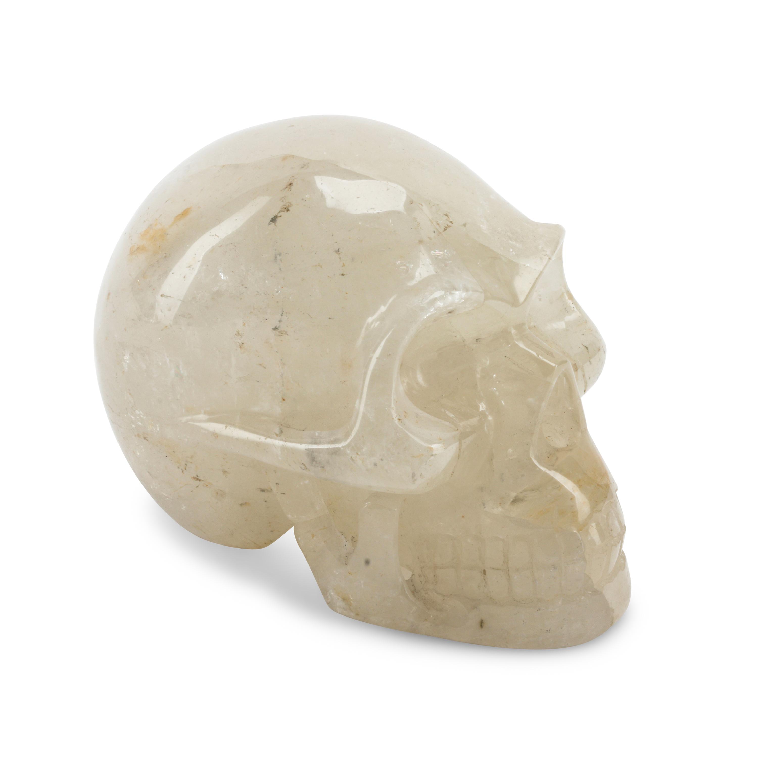 A Carved Rock Crystal Skull