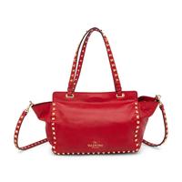 Valentino, Small Red Rockstud Tote