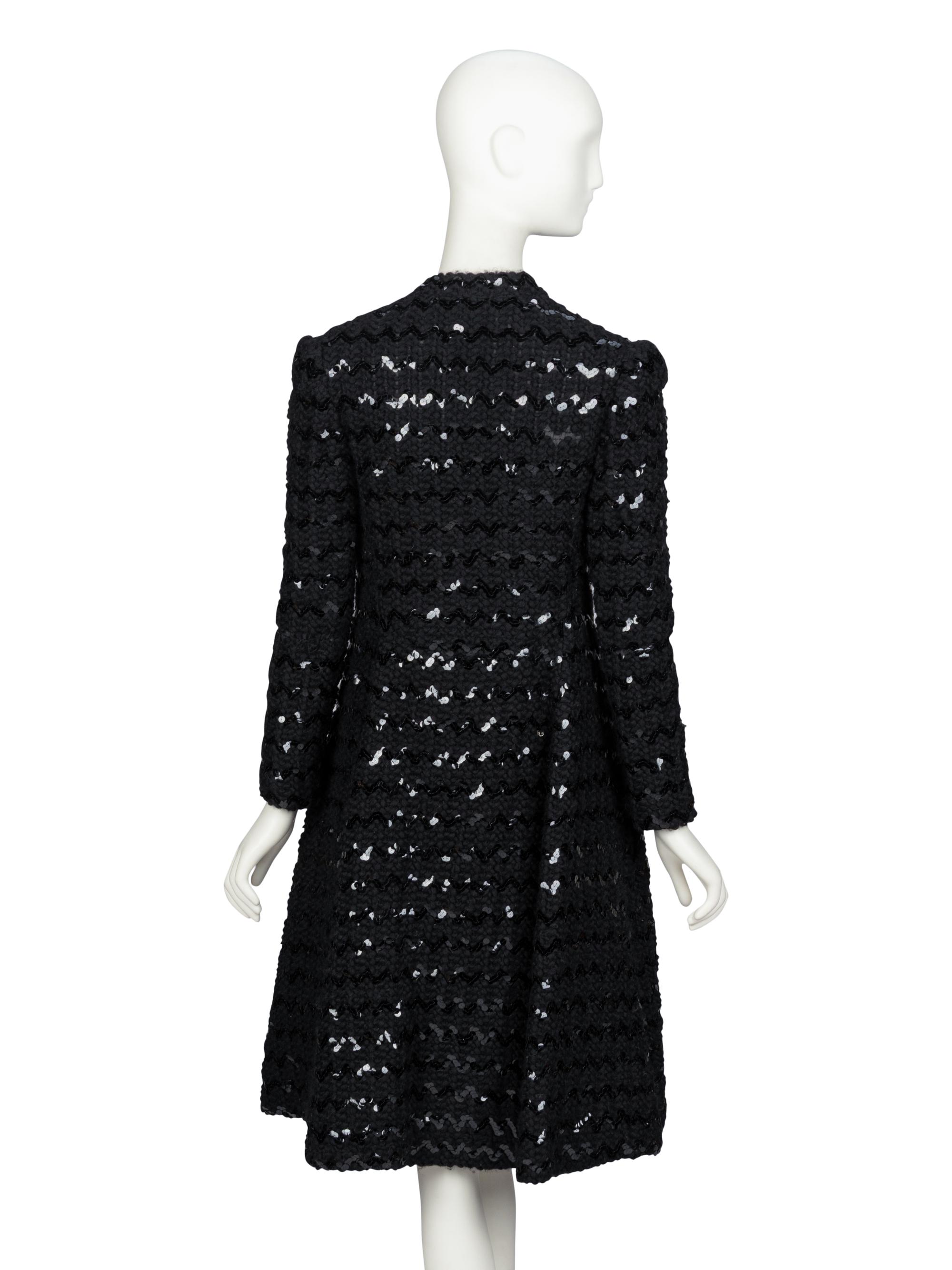 Arnold Scaasi, Sequin-Embellished Coat