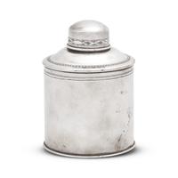 A Sterling Silver Tea Caddy