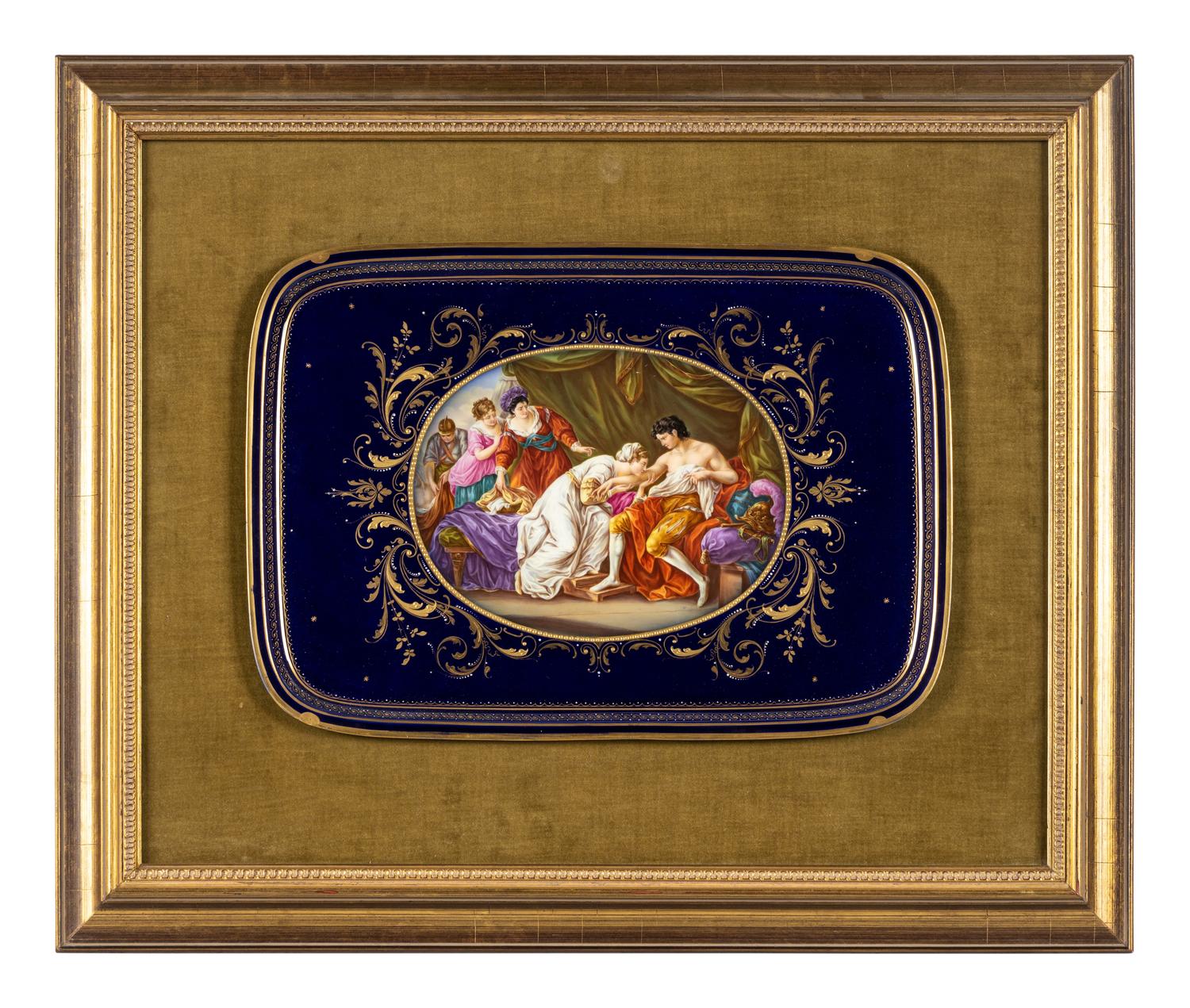 A Vienna Porcelain Tray