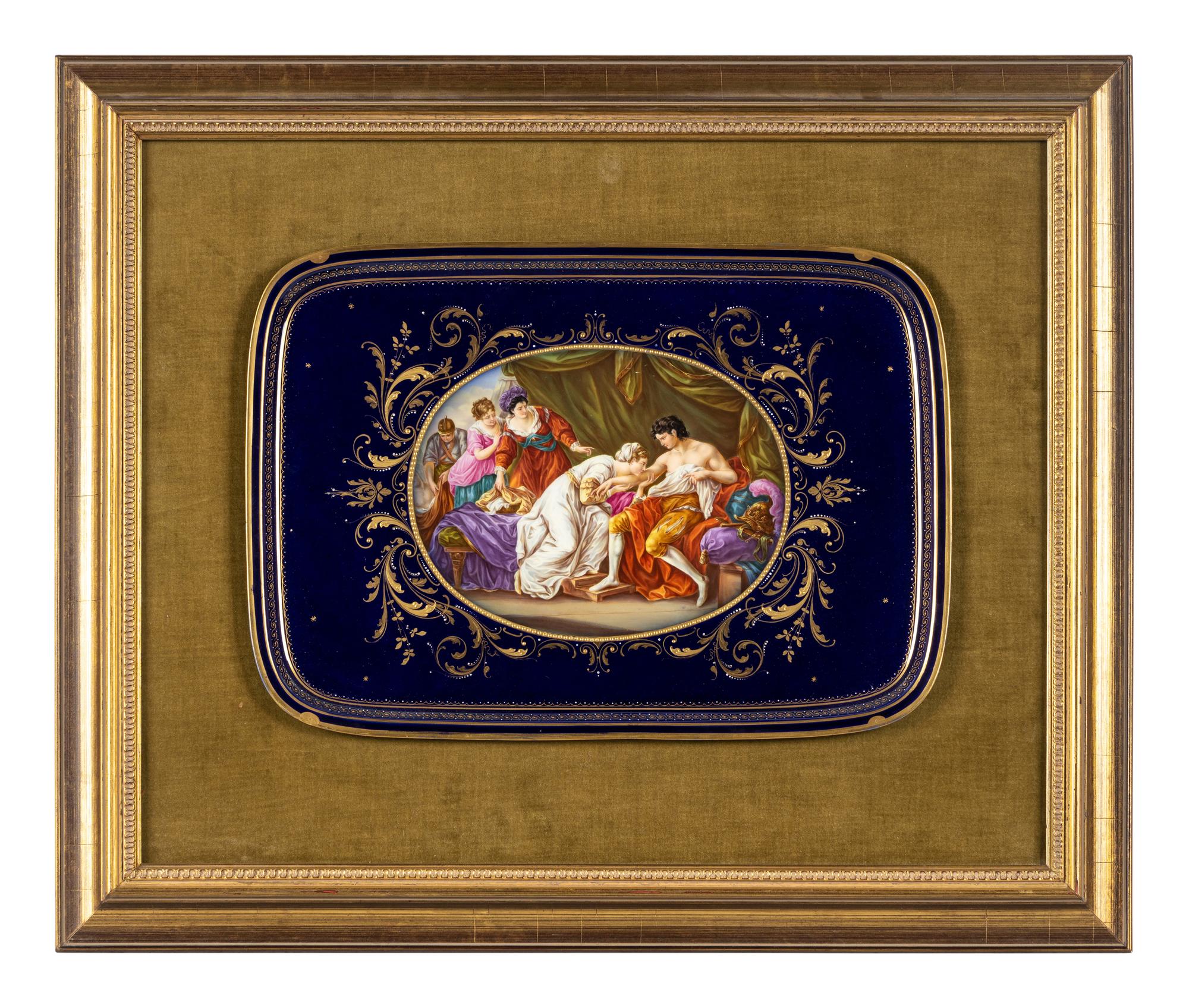 A Vienna Porcelain Tray