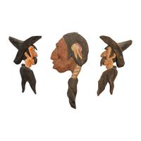 Three Carved Silhouettes