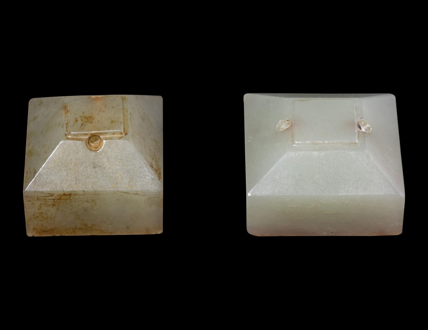 Two Chinese Jade Seals