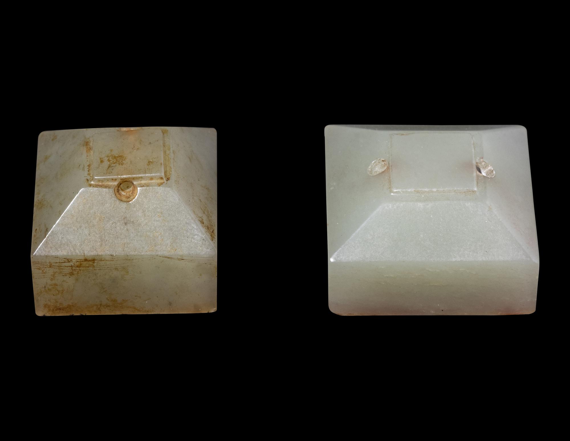 Two Chinese Jade Seals