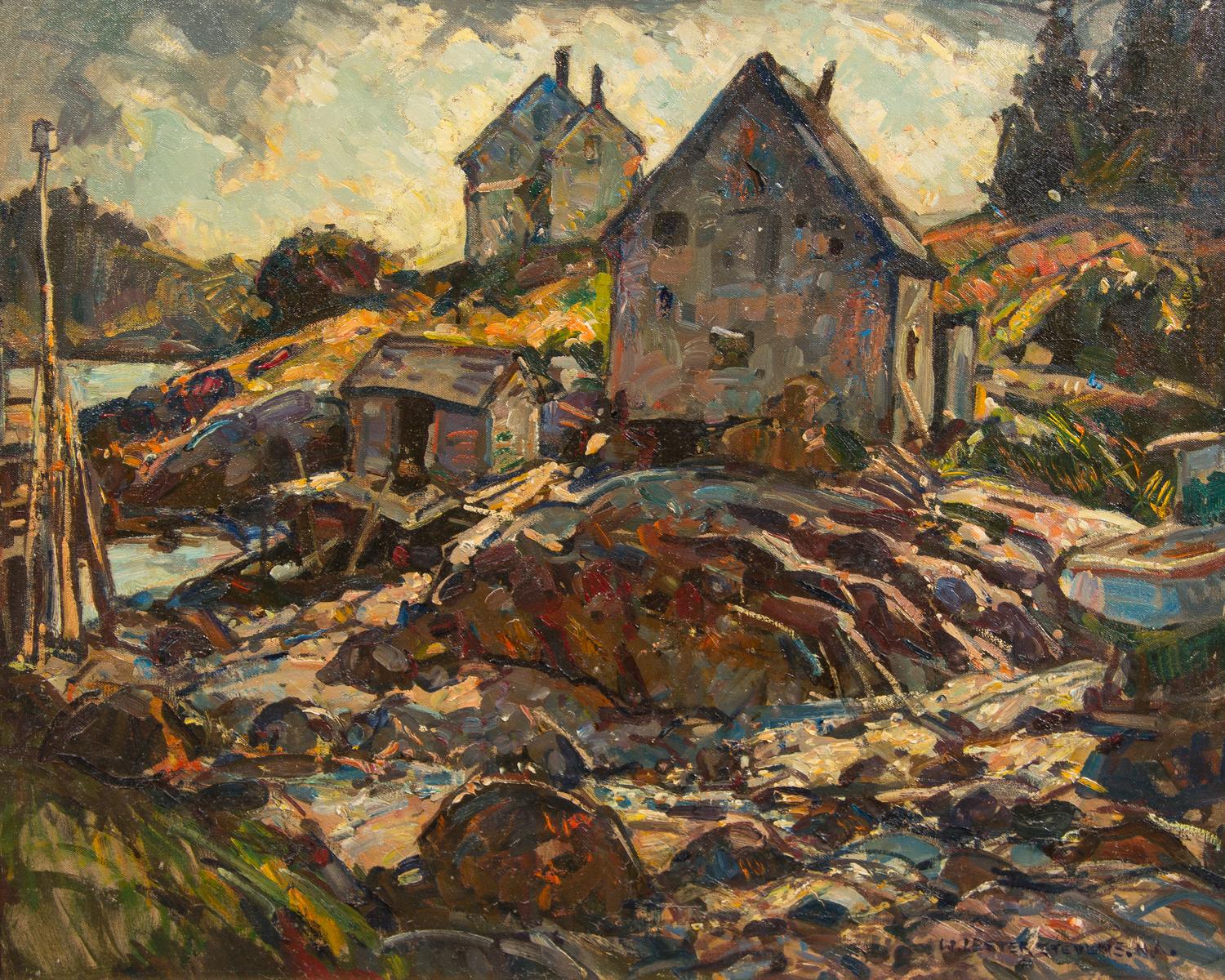 William Lester Stevens, (American, 1888-1969), Creeds Cove, Mass.