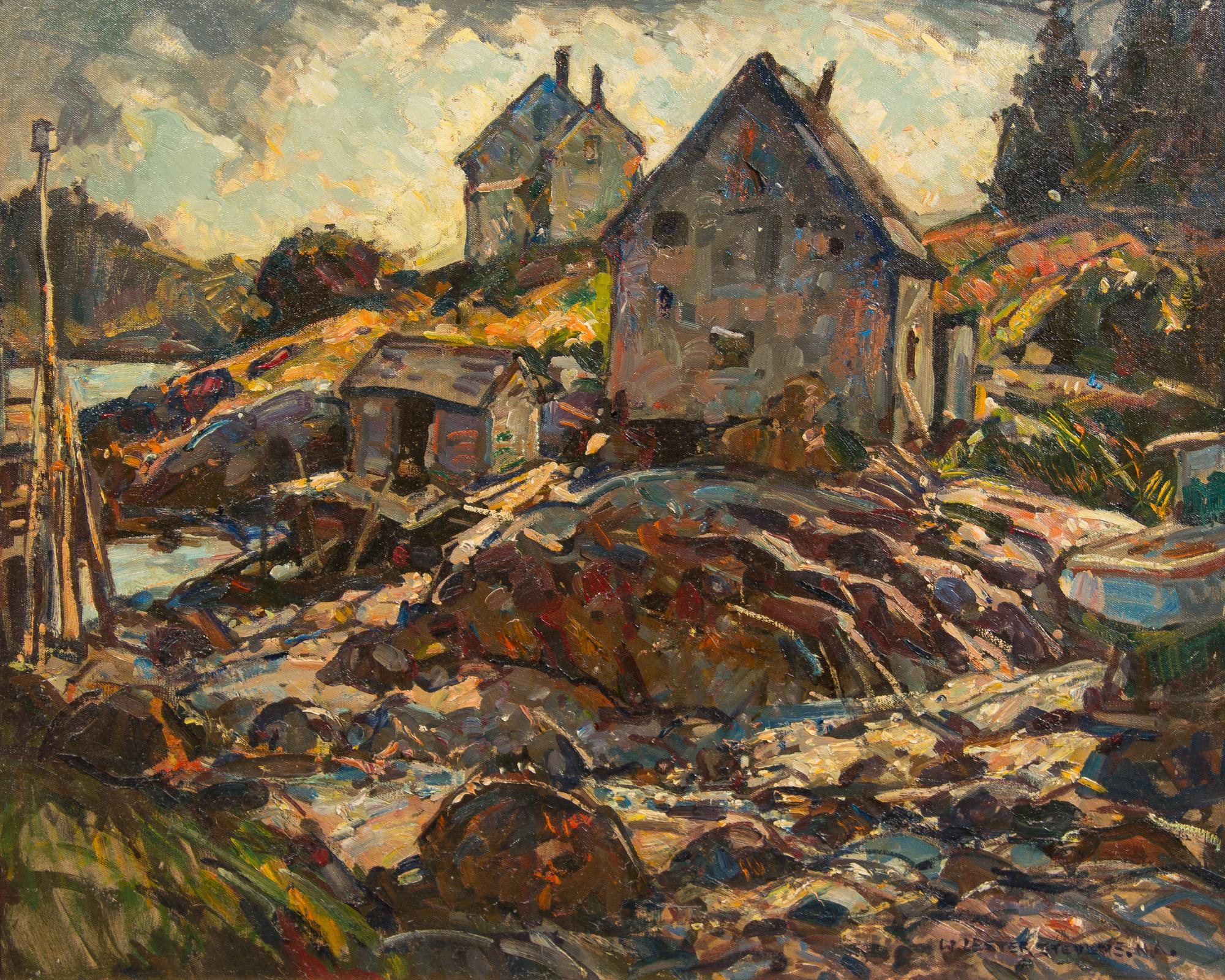William Lester Stevens, (American, 1888-1969), Creeds Cove, Mass.