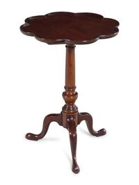 A Georgian Style Mahogany Tea Table