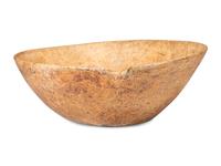 A Maple or Ash Burl Wood Bowl