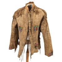 Metis Elk Hide Jacket with Union Jacks