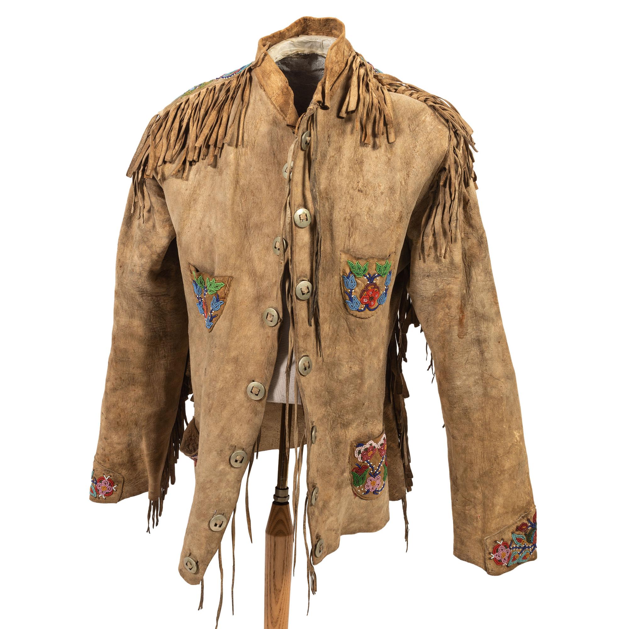 Metis Elk Hide Jacket with Union Jacks