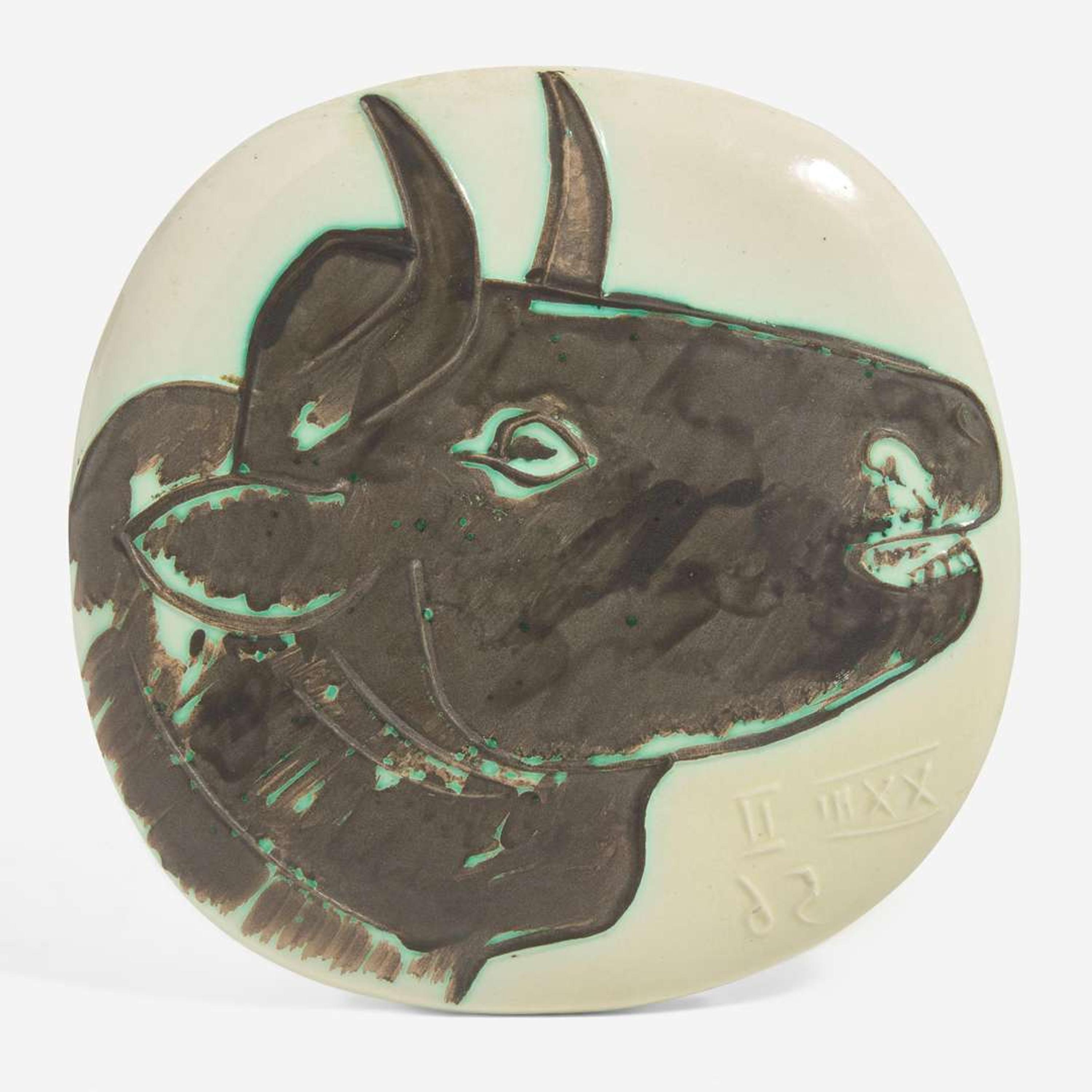 Pablo Picasso (Spanish, 1881-1973) Bull’s Profile
