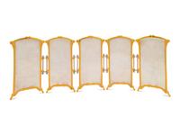 A Yossi Swed Partial Gilt Silver Pargod Screen, Lamp Charity Box and Group of Miniature Objects