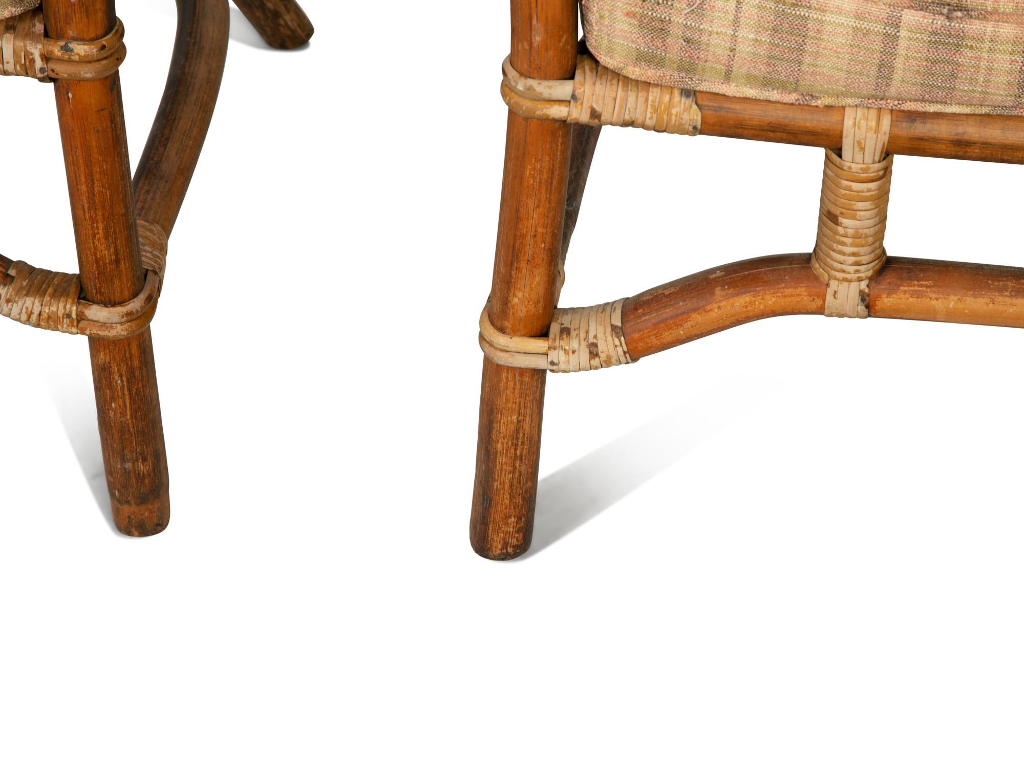 A Pair of Adirondack Style Armchairs