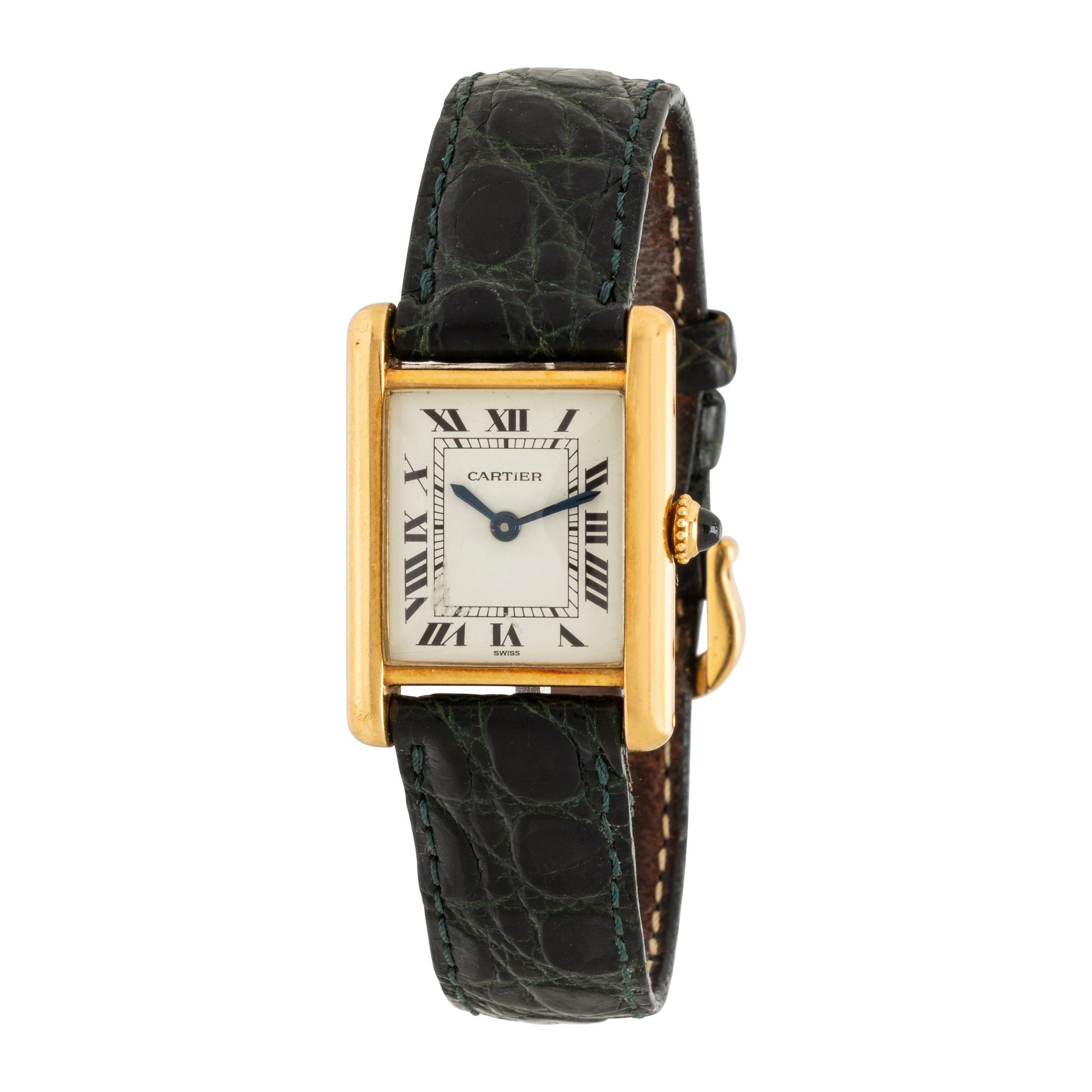 Cartier, Ref. 78087, 18K Yellow Gold 'Tank Louis' Watch