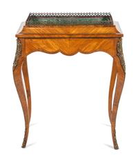 A Louis XV Style Gilt Bronze Mounted Kingwood Jardinière Stand