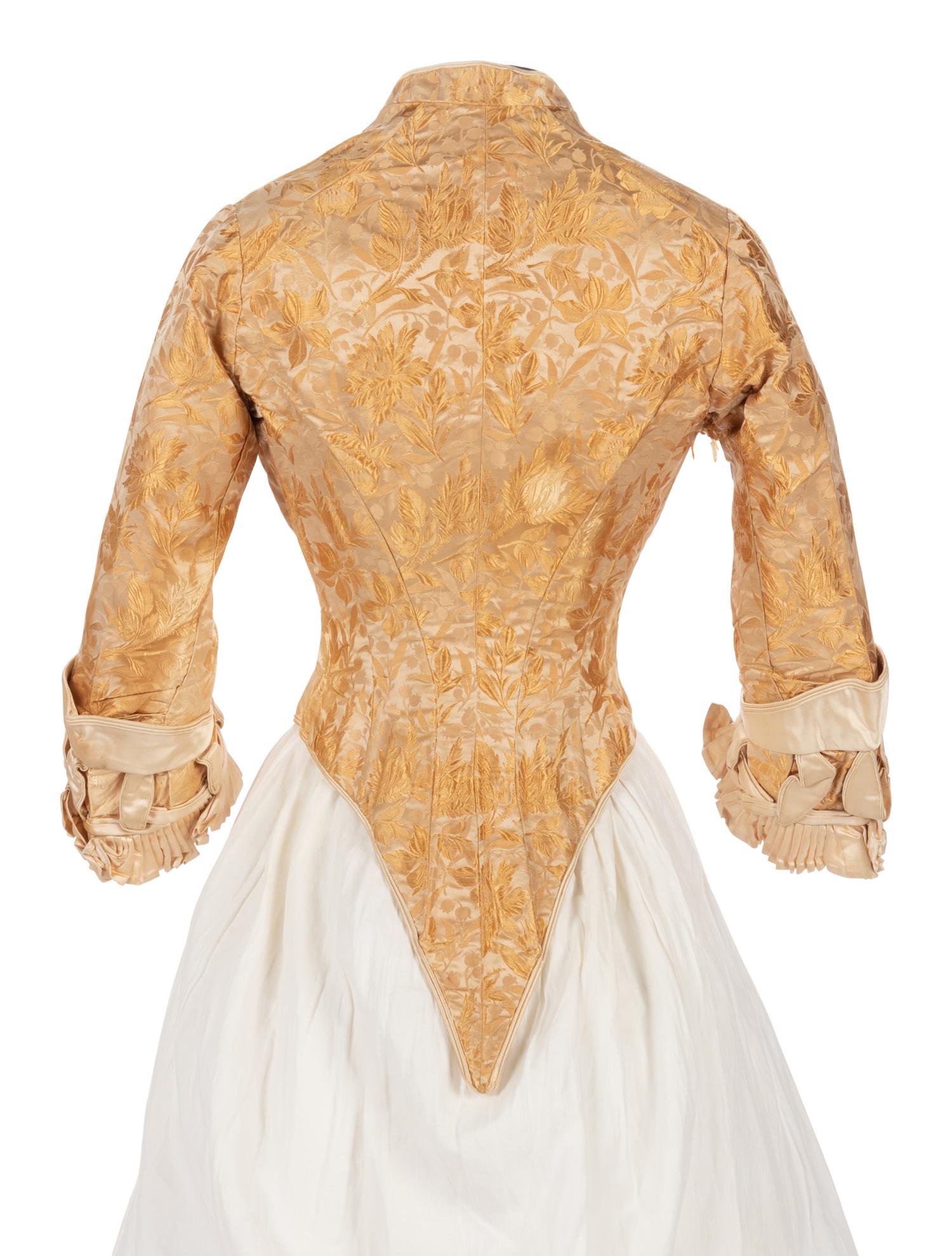 Two Silk Bodices and a Matching Cape, 1870-90s
