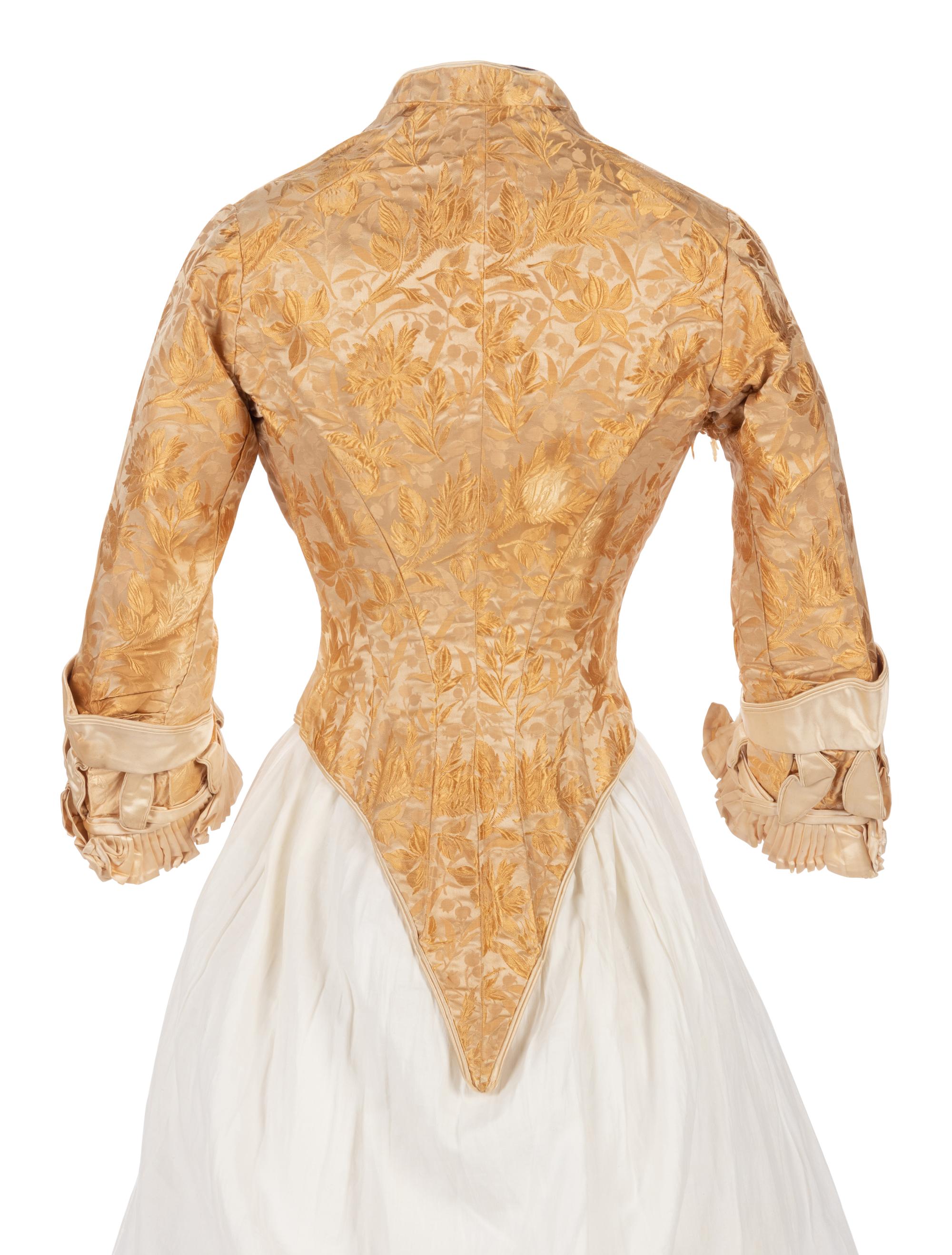 Two Silk Bodices and a Matching Cape, 1870-90s