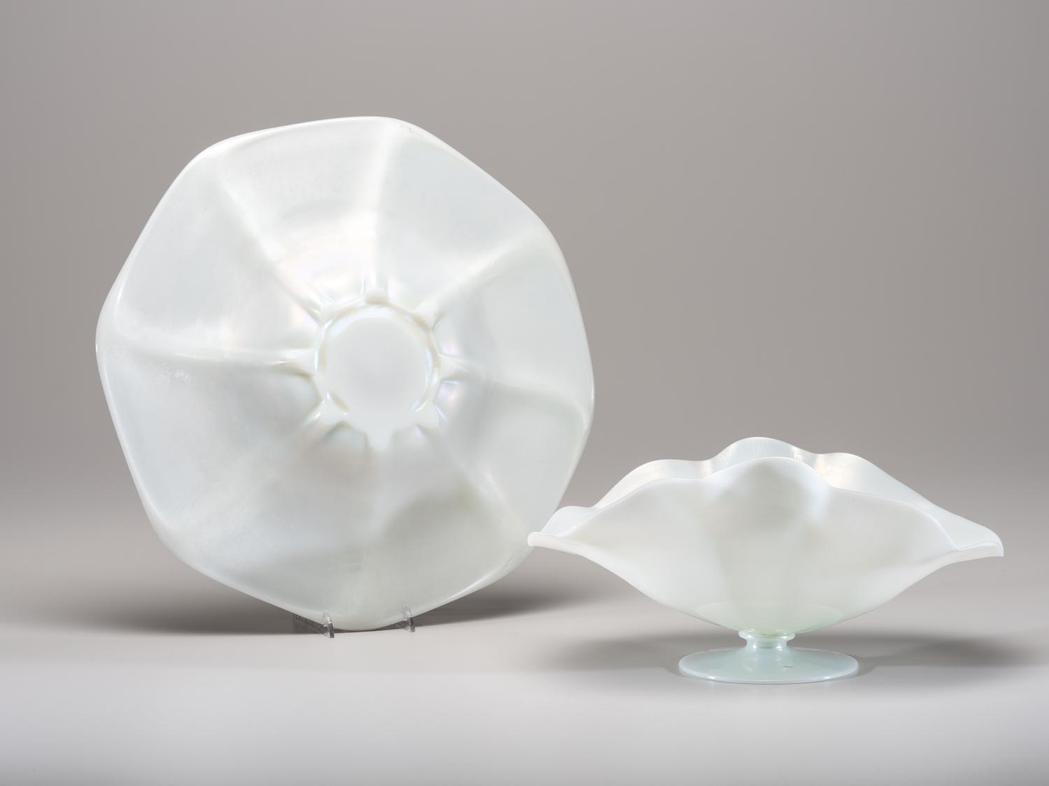 Ivorine Centerpiece and Platter