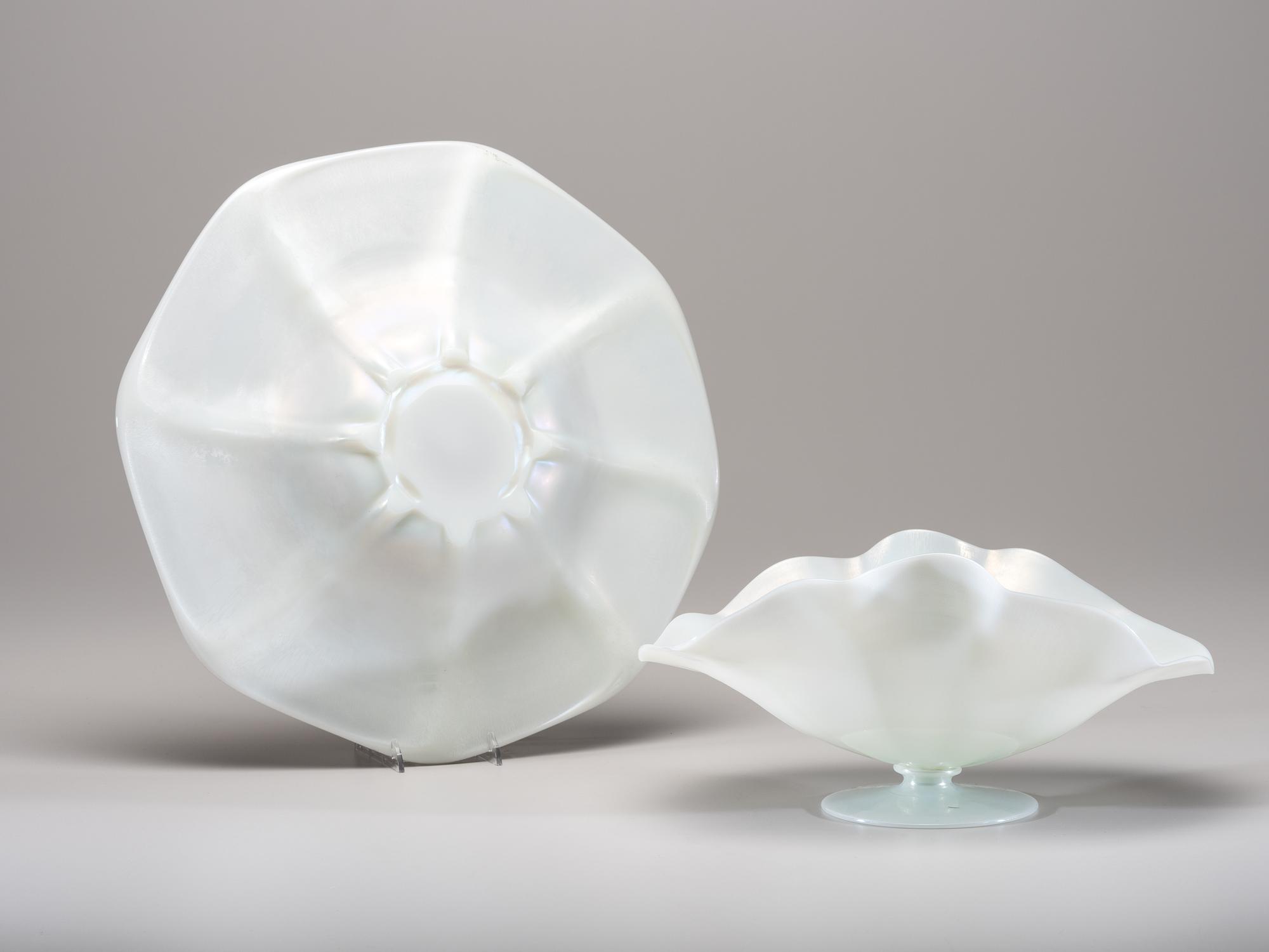 Ivorine Centerpiece and Platter