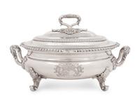 A George III Silver Soup Tureen and Cover