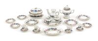A Porcelain Dinner Service Diameter of circular platter 1 5/16 inches.