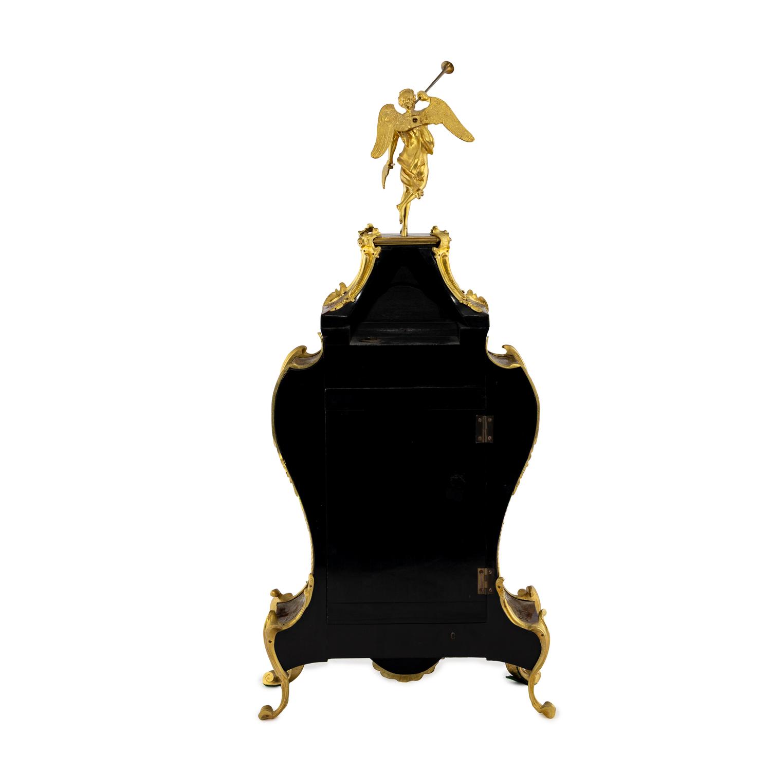 A Napoleon III Gilt Bronze Mounted Boulle Marquetry Bracket Clock