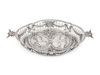 A Continental Silver Centerpiece Basket