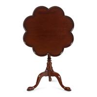 A George III Style Mahogany Tilt-Top Table