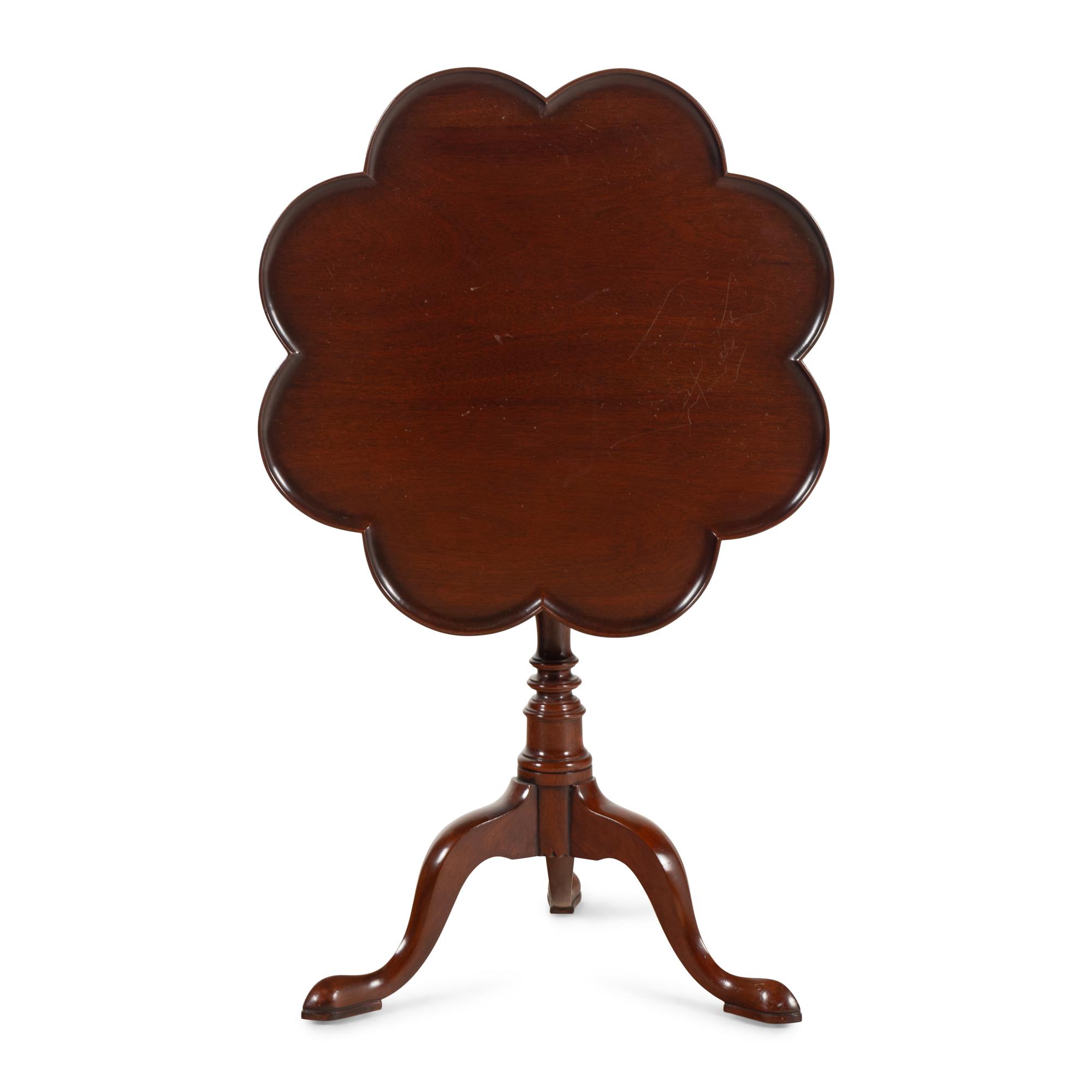 A George III Style Mahogany Tilt-Top Table