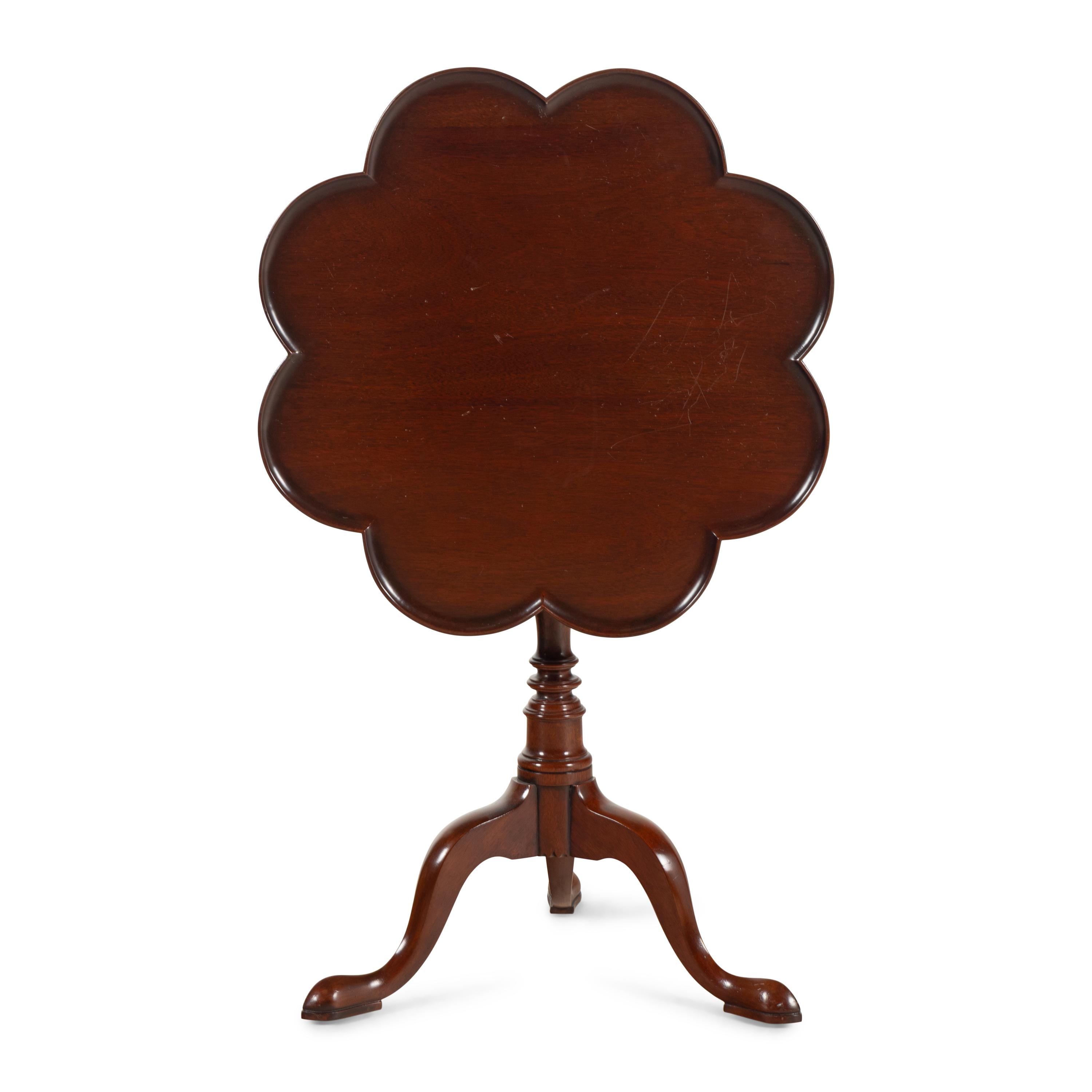 A George III Style Mahogany Tilt-Top Table