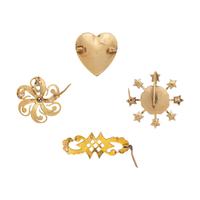 ANTIQUE, COLLECTION OF SEED PEARL BROOCHES