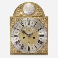 A George III Japanned Tall Case Clock Thomas Hally, London, late 18th century