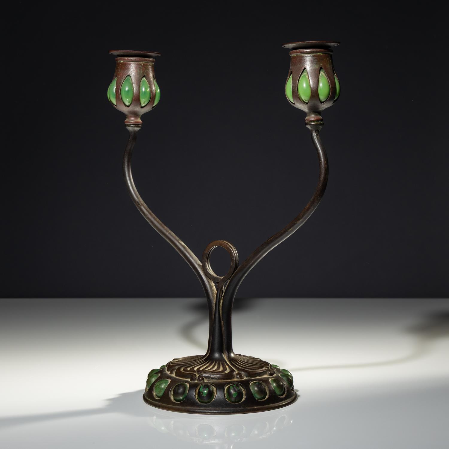Blown-out candlestick New York, c. 1910