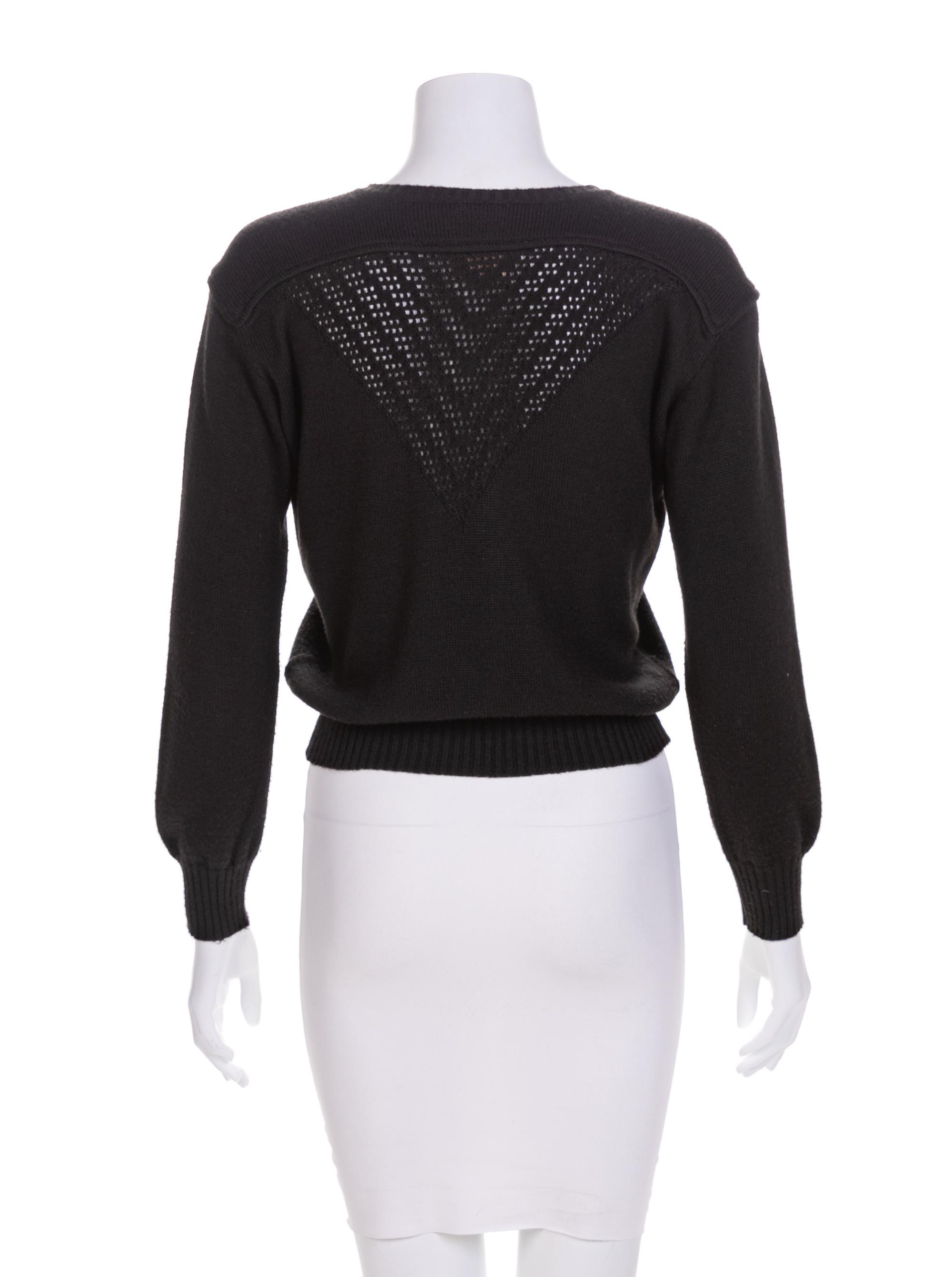 A Courreges Black Sweater, 1970-80s