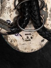 Navajo Sterling Silver and Mosaic Inlay Bolo Tie, with Kokopelli Design
