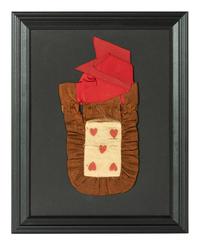 [CIVIL WAR]. "Five of Hearts" ditty bag.