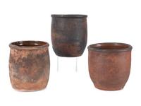 Three Redware Jars