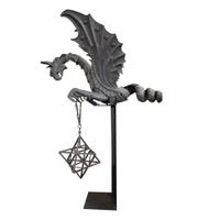 A Wrought Iron Griffin Form Sconce 58" W x 22" D x 91" H — Italy, 19th Century