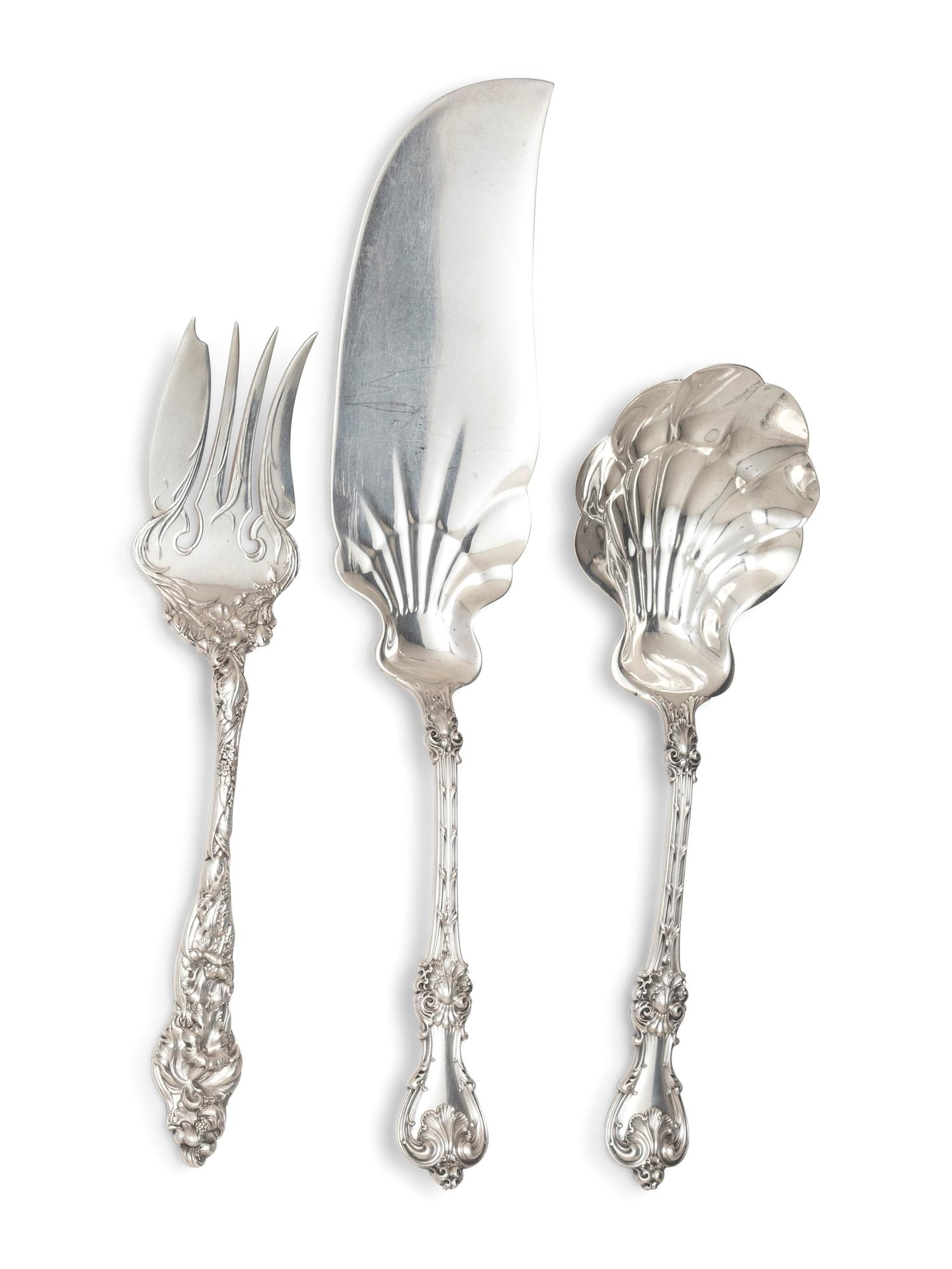 A Group of American Silver Table Articles