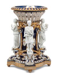 A Continental Porcelain Centerpiece